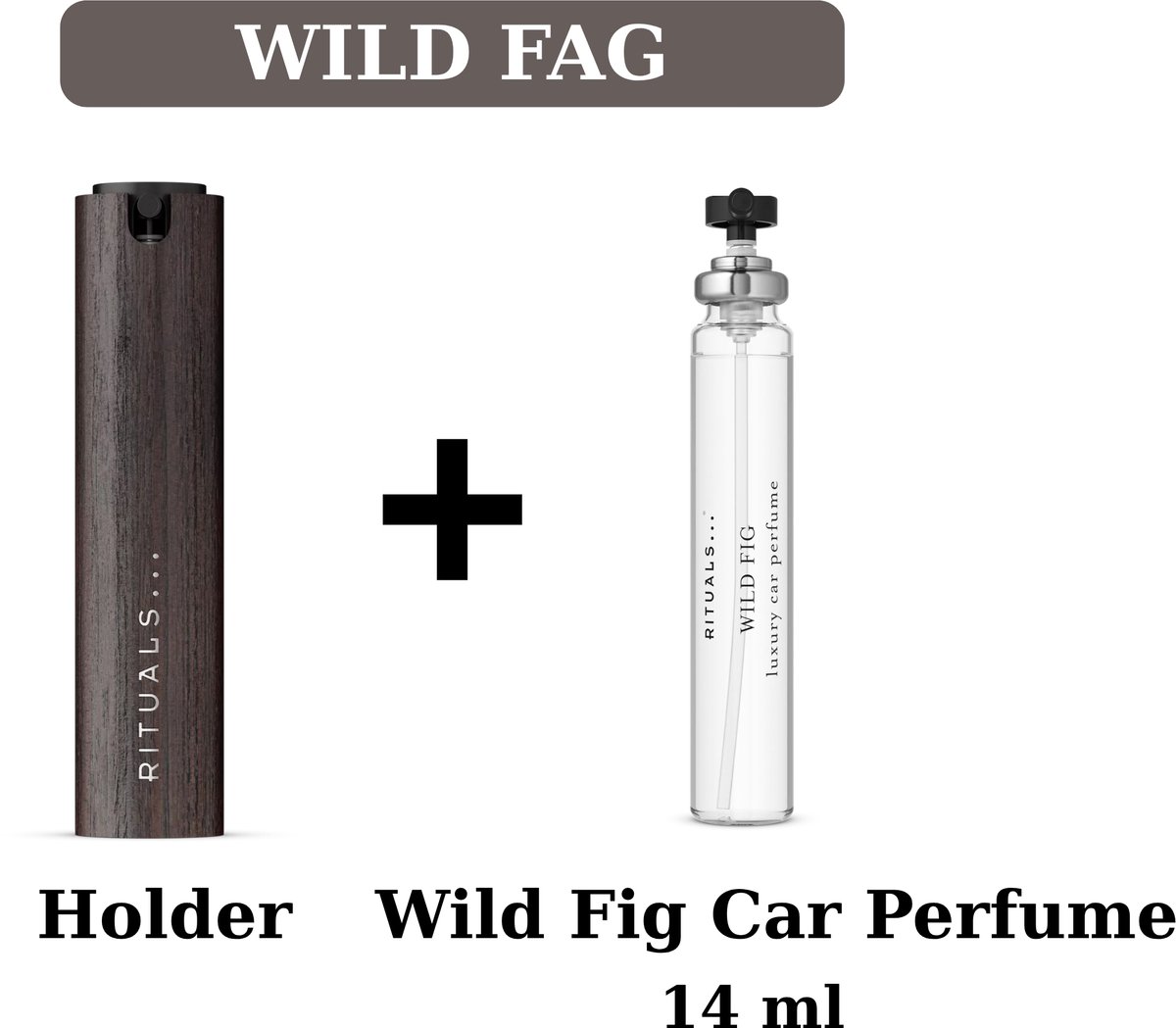 Rituals - Wild Fig - Luxury Car Perfume Kit + Gift Bag - Rituals Auto Parfum - Car Parfume Kit (8684504102655)