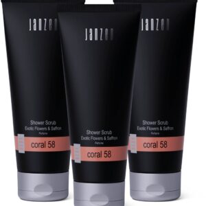 JANZEN Shower Scrub Coral 58 3-pack (8717612834603)