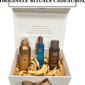 Rituals - Hammam - Geschenkset - Body Lotion Mousse 150 ml + Massage Oil 100 ml + Hair&Body Mist 50 ml in Originele RITUALS Cadeaubox (8684504105236)