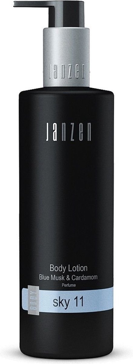 JANZEN Body Lotion Sky 11 - Verzorgend en Verzachtend - Geschikt voor de droge huid - Zacht en Sensueel - 250 ml (8717612661117)