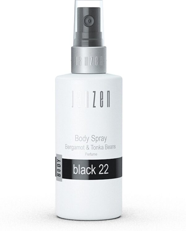 JANZEN Body Spray Black 22 - Body Mist - Lichaamsspray - Fris en Kruidig - Verfrissend - 100 ml (8717612852225)