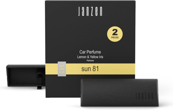 JANZEN Car Perfume - Sun 81 - Autoparfum - Zomers en Zwoel - 2 Stuks (8717612501819)