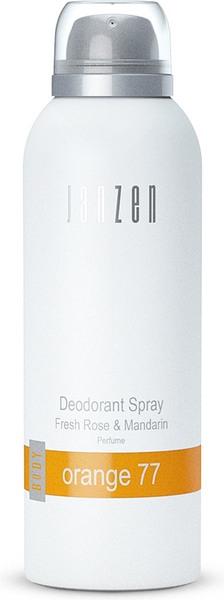 JANZEN Deodorant Spray Orange 77 - Anti-Transpirant Spray - Zacht en Bloemig - Verzorgend - 150 ml (8717612861777)