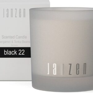 JANZEN Geurkaars Black 22 - Scented Candle Black 22 - Parfumkaars - Fris en Kruidig - 210 gram (8717612644226)