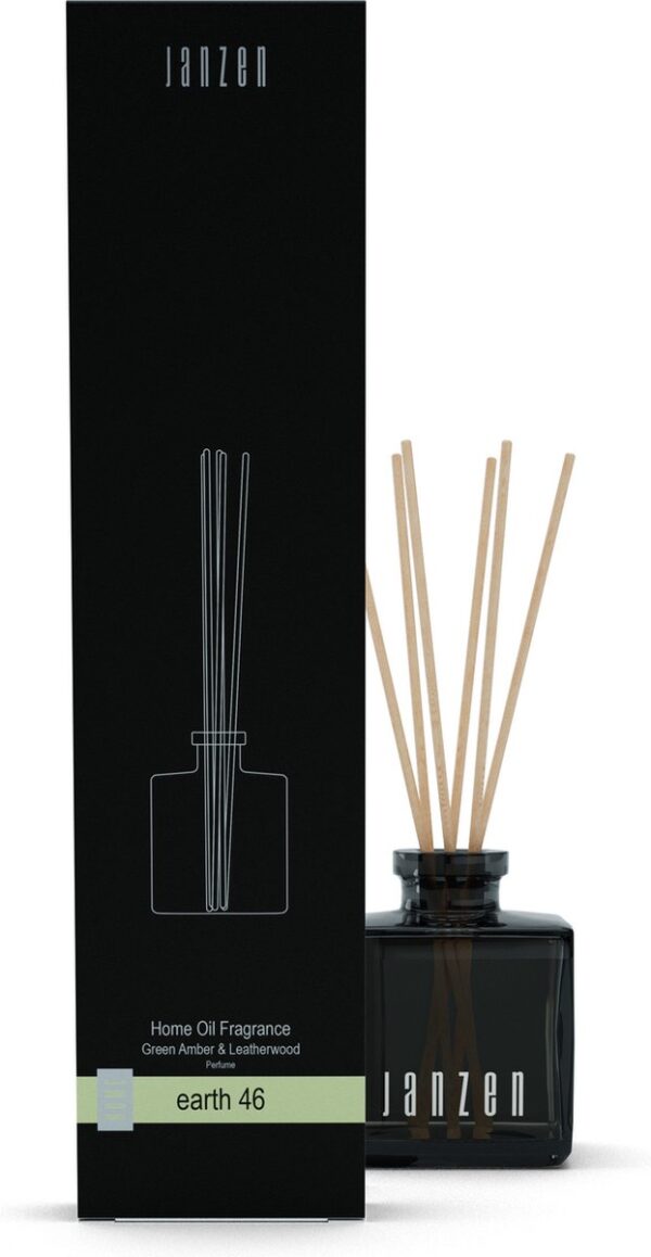 JANZEN Geurstokjes Earth 46 - Home Fragrance Sticks - Earth 46 - Kruidig en Rijk - 200 ml (8717612606460)