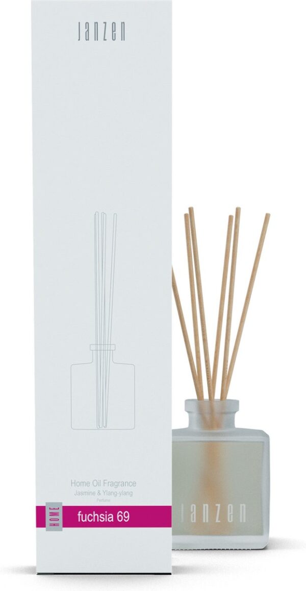 JANZEN Geurstokjes Fuchsia 69 - Home Fragrance Sticks - Fuchsia 69 - Bloemig en Krachtig - 200 ml (8717612605692)