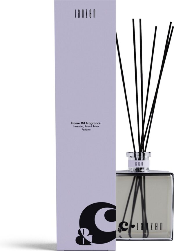 JANZEN Geurstokjes &C Lavender Rose & Relax - Home Fragrance Sticks &C - Zacht en Ontspannend - 200 ml (8717612600208)