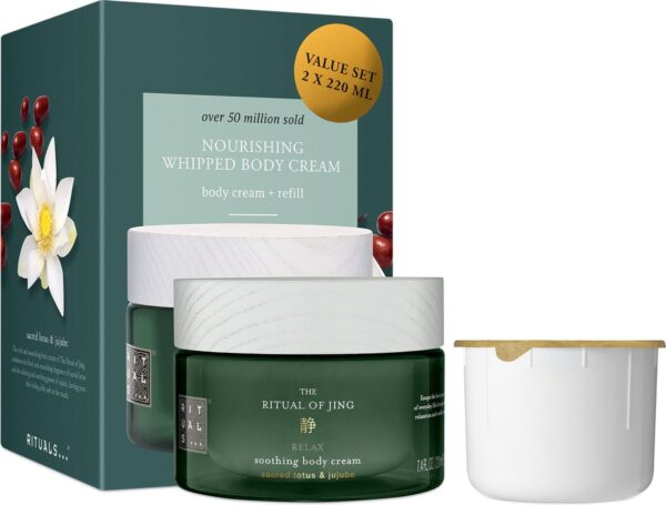 RITUALS The Ritual of Jing Body Cream & Refill Duo - 440 ml (8719134148671)