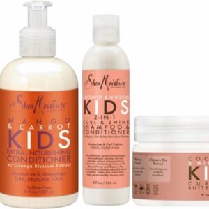 SHEA MOISTURE KIDS SET 4 STUKS Shampoo + Conditioner + Detangler + 1 Cream (1000048436549)