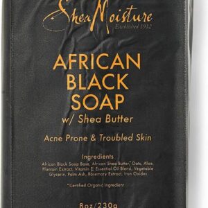 Shea Moisture African Black Soap - Soap Bar - 230 gr (0764302233039)