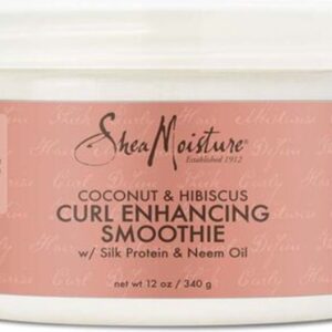 Shea Moisture Coconut & Hibiscus - Curl Enhancing Smoothie Haarcrème - 340 g (0764302290223)