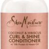 Shea Moisture Coconut & Hibiscus Curl & Shine Conditioner (13oz/384ml) (0764302290469)