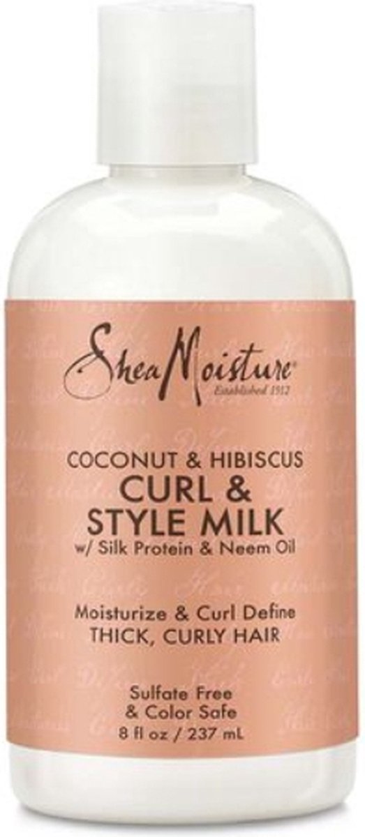Shea Moisture Coconut & Hibiscus - Curl & Style Milk - 237 ml (0764302290247)