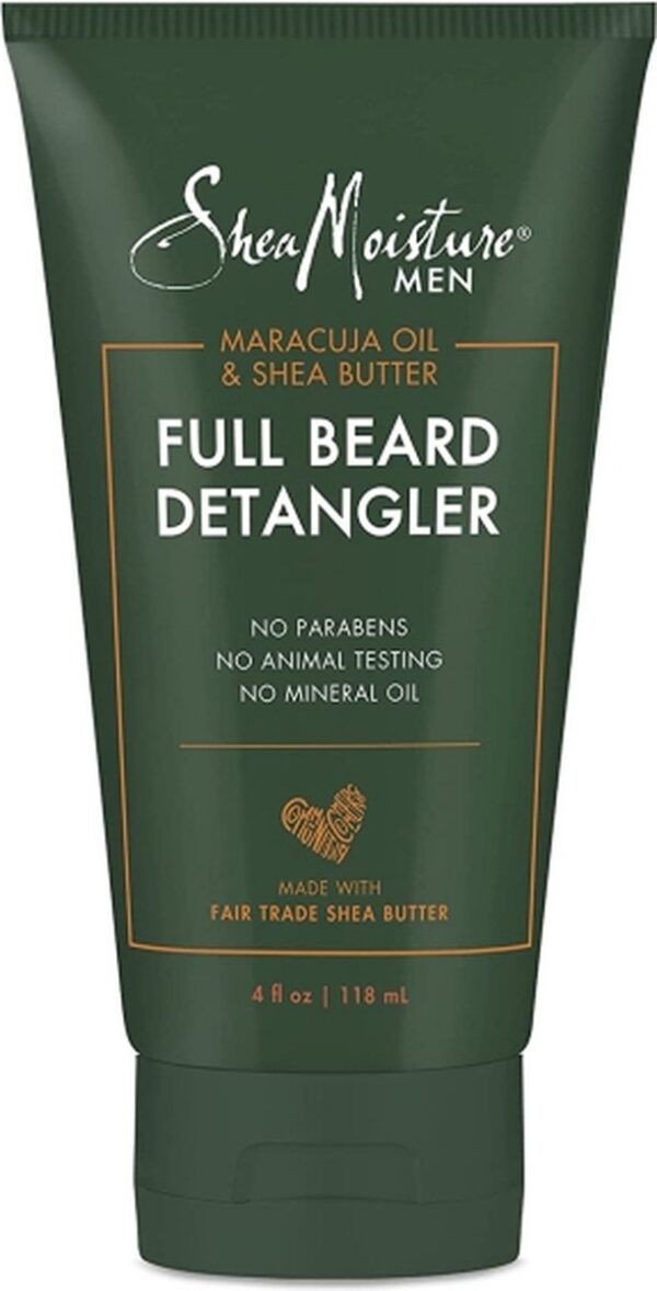 Shea Moisture Full Beard Detangler For Full Beards Maracuja Oil And Shea Butter Paraben Free Beard Detangler (4oz/118ml) (0764302250722)