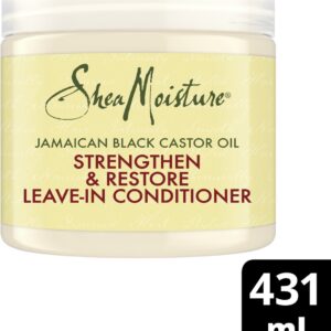 Shea Moisture Jamaican Black Castor Oil - Leave-In Conditioner Strengthen & Restore - 431 ml (7643022213190)