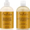 Shea Moisture Raw Shea Butter - Shampoo & Conditioner Restorative - Set of 2 x 384 ml (9505254942164)