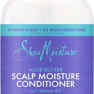 SheaMoisture Scalp Moisture Conditioner Aloëboter en vitamine B3 Haarverzorging met een boost van hydratatie om de hoofdhuid te hydrateren (0764302023081)
