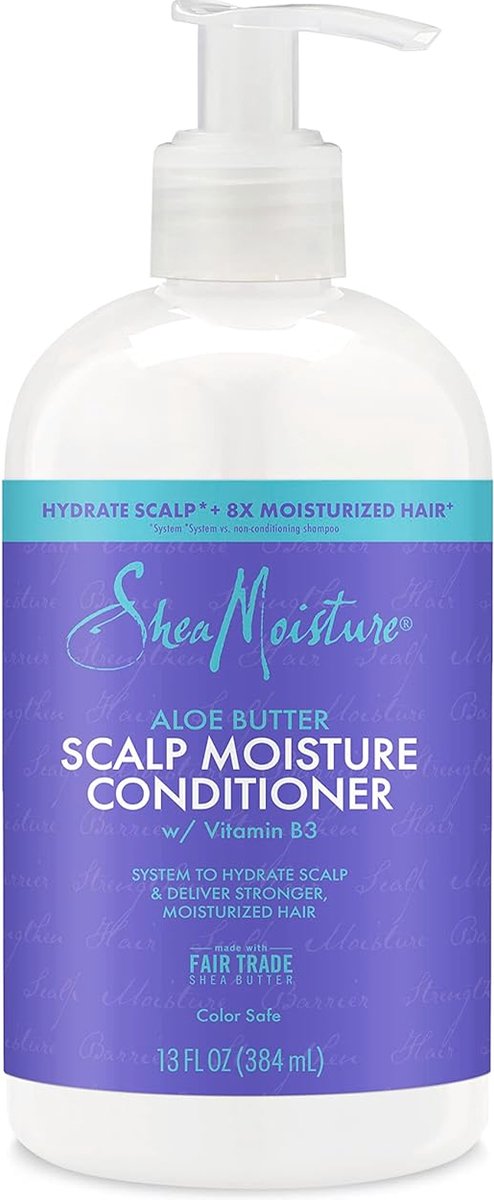 SheaMoisture Scalp Moisture Conditioner Aloëboter en vitamine B3 Haarverzorging met een boost van hydratatie om de hoofdhuid te hydrateren (0764302023081)