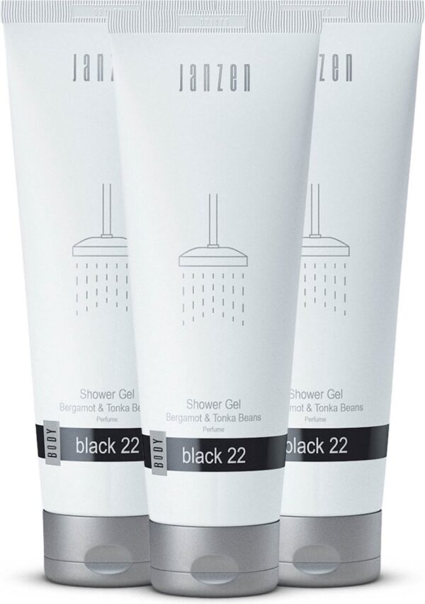 JANZEN Shower Gel Black 22 3-pack (8717612841267)