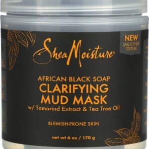 Shea Moisture - Clarifying Mud Beauty Mask - African Black Soap - 170 g (0764302270621)